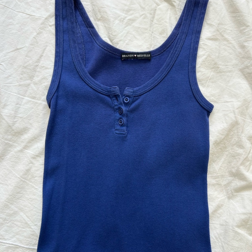 Brandy Melville Navy Tank Top